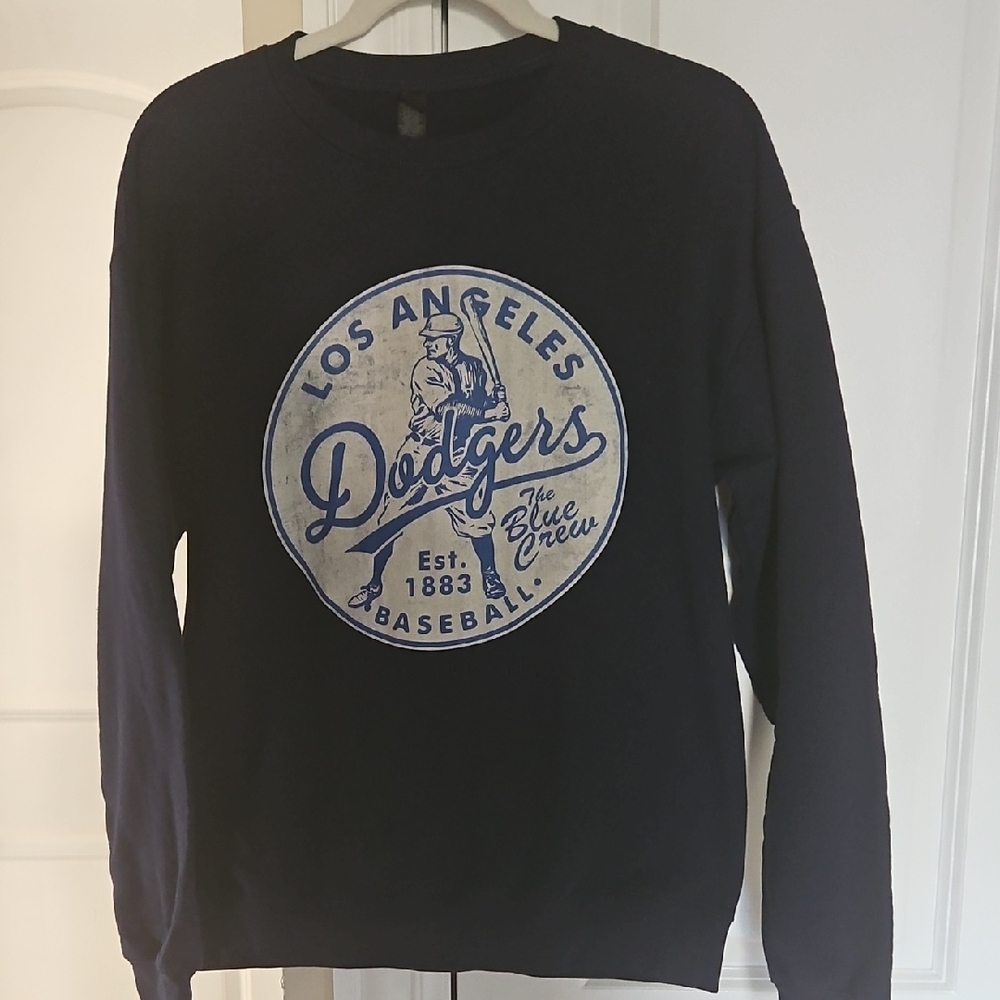 Gildan Blue Sweatshirt Cozy Crewneck Style